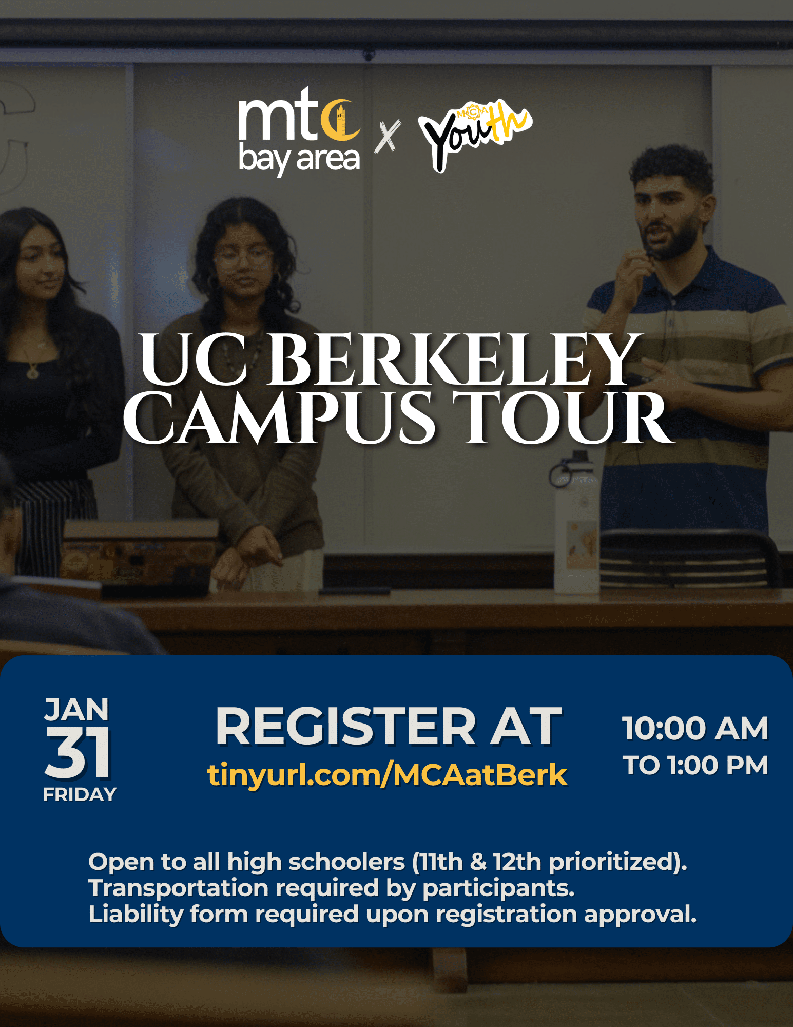 MCA Youth x MTC: UC Berkeley Campus Tour