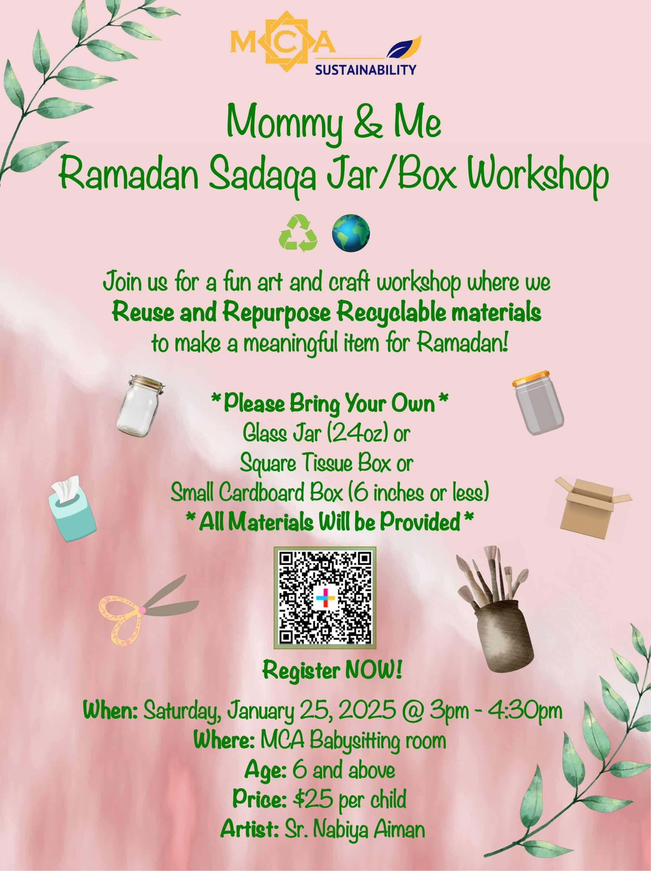 Mommy and Me: Ramadan Sadaqa Jar & Box Making